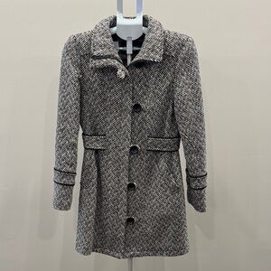 Esprit Women's Herringbone Tweed Coat, size small